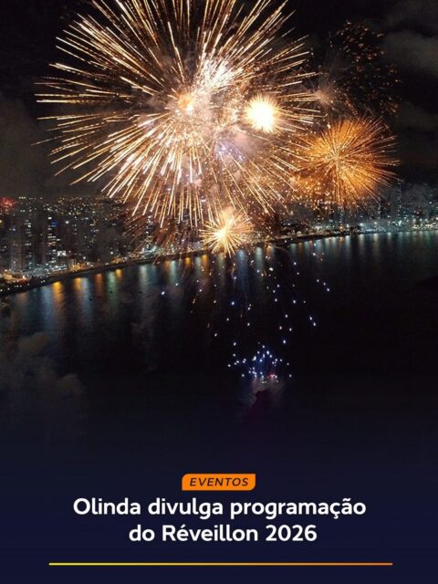 A festa da virada em Olinda já tem roteiro definido para celebrar a chegada de 2026. A programação do Réveillon, realizada pela Prefeitura de Olinda, contará com orquestras, cortejo tradicional e espetáculo pirotécnico em pontos estratégicos da cidade, com atividades gratuitas e abertas ao público.

Programação
Orquestra fixa – abertura das comemorações

* Horário: 21h à 1h
* Local: Praça Duque de Caxias

O Réveillon tem início com a orquestra fixa animando o público na Praça Duque de Caxias, promovendo o clima festivo para a chegada do novo ano.

Orquestra itinerante – pelas ruas da cidade

* Horário: 22h às 2h
* Percursos:

1 – Saindo das imediações do Hotel Quatro Rodas até o antigo GBarbosa

2️ – Saindo da Rua Carlos Leite Moreira até o DOM

A orquestra itinerante circulará pelas ruas levando frevo e animação, acompanhando moradores e visitantes rumo ao amanhecer.

Queima de fogos – celebração da virada

* Horário: 0h
* Locais: Trecho da Ilha da Amizade e do Colégio DOM e Alto da Conquista

A cidade será iluminada com fogos de artifício, marcando oficialmente a chegada de 2026.

Acorda Povo – o amanhecer com tradição

* Horário: 5h às 7h
* Percurso: Saindo da Igrejinha de Rio Doce até a Praça do Quartel

Após a virada, o tradicional Acorda Povo sai às ruas para manter viva a cultura local com música, ritmo e celebração ao nascer do sol.

O Réveillon de Olinda é realizado pela Prefeitura de Olinda, com apoio da Lei Aldir Blanc, Ministério da Cultura e Governo Federal. A programação reforça o compromisso do município com a cultura, o lazer e a manutenção de tradições que fazem da cidade um dos destinos mais marcantes do país na virada do ano.