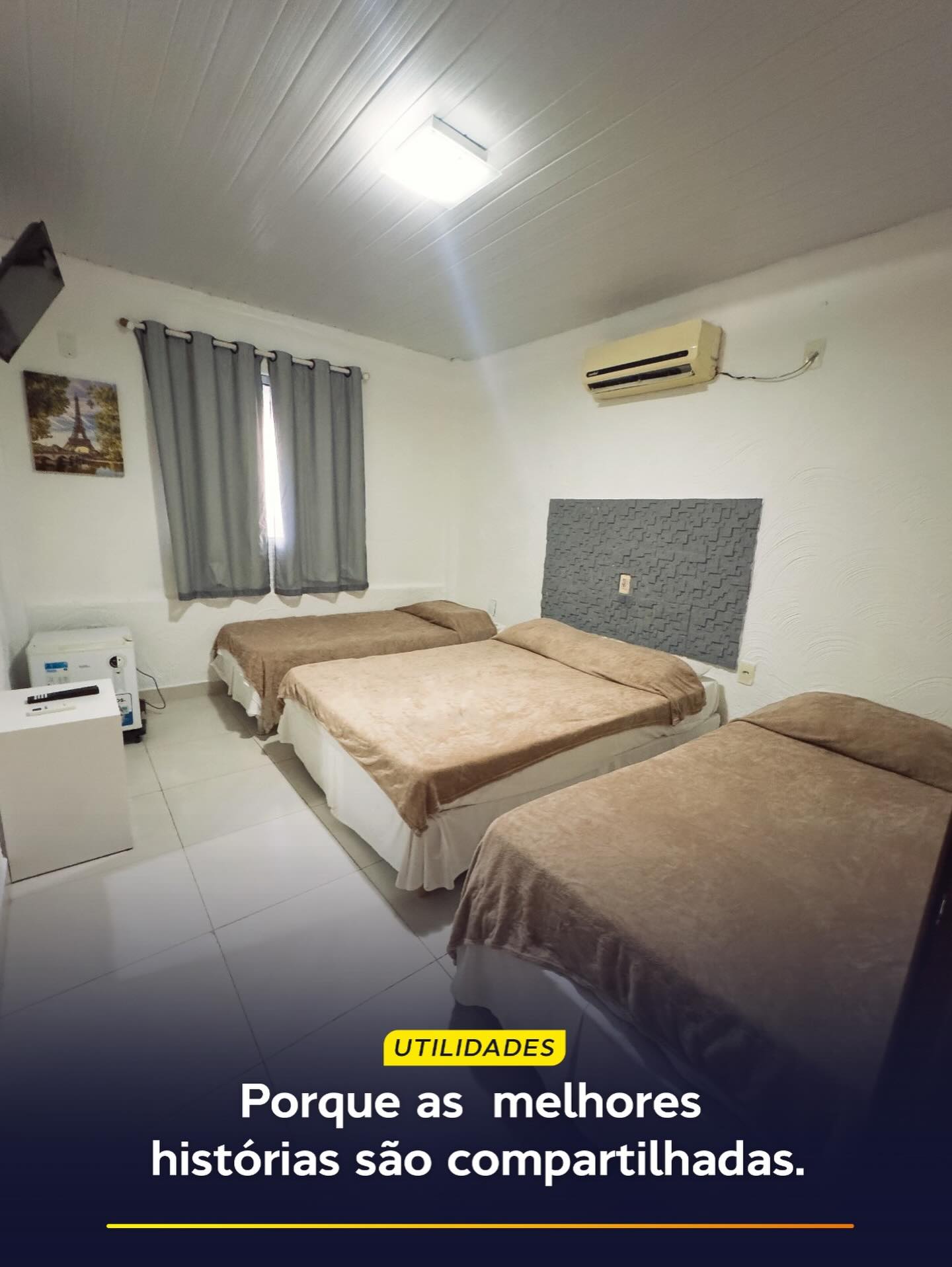 Acomodação: 318
 
Viajar em família é criar memórias juntos, e aqui no Hotel 5 Sóis, ninguém precisa ficar em quarto separado!

Nossa acomodação para 4 pessoas foi pensada para oferecer o espaço e o conforto que a sua “trupe” precisa. É a solução perfeita para pais com filhos ou para quem não abre mão de estar pertinho de quem ama 24h por dia.

Amplo, climatizado e super aconchegante: o cenário ideal para as brincadeiras depois da praia e para aquela noite de sono tranquila para recarregar as energias de todos.

Traga a família completa para viver Olinda!