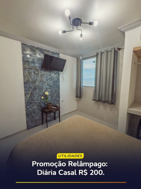 Somente para este fim de semana, nossa diária na acomodação Casal está por APENAS R$ 200! É a sua chance de trocar o sofá de casa pelo conforto das nossas camas, curtir uma piscina refrescante e aproveitar o nosso café da manhã delicioso sem pesar no bolso.

⚠️ Atenção: Como a promoção é para hoje este final de semana, as vagas vão acabar rápido!

Mande uma mensagem agora no Direct ou no WhatsApp e garanta a sua chave. Vem pro 5 Sóis!