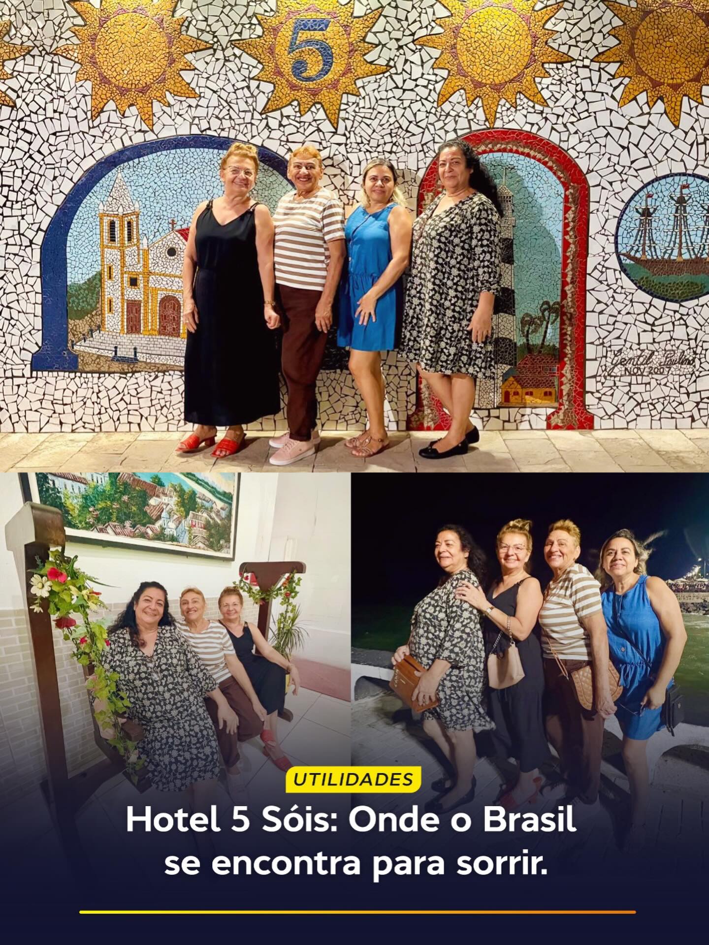 Não importa de onde você vem, no Hotel 5 Sóis você sempre encontra motivos para sorrir! Olha só a vibe incrível dos nossos hóspedes que vieram lá de São Paulo para curtir dias inesquecíveis com a gente.

Nosso maior orgulho é saber que a nossa casa é o cenário de tantas risadas, reencontros e momentos de pura descontração. Do café da manhã regional à piscina no fim de tarde, tudo é pensado para que você se sinta acolhido e feliz.

Obrigado por compartilharem essa energia maravilhosa conosco!